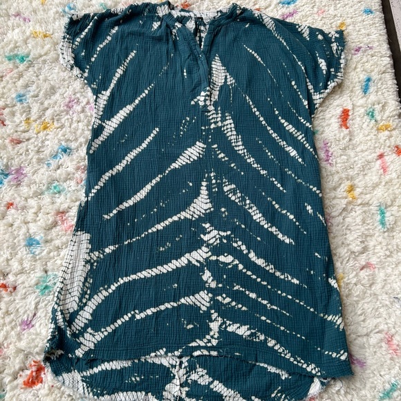 Young Fabulous and Broke Ivy Savana Wash Green Tie Dye Midi Dress - Picture 1 of 8